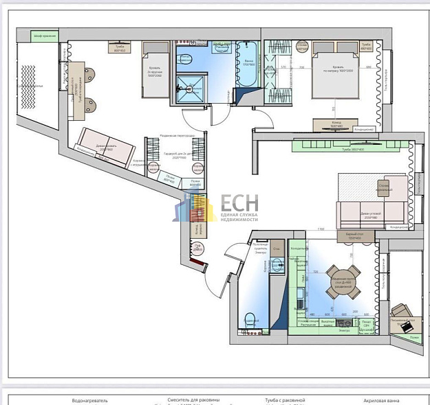 Продажа 3 комнатной квартиры, 95 м2, обл. Тульская, г. Тула, проспект Ленина, 93 14