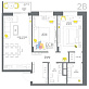Продажа 2 комнатной квартиры, 74 м2, обл. Тульская, г. Тула, улица Некрасова, 2 37