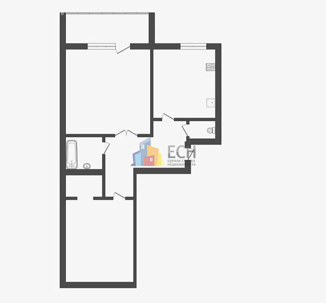 Продажа 3 комнатной квартиры, 79 м2, обл. Тульская, г. Тула, Октябрьская улица, 217к3 5