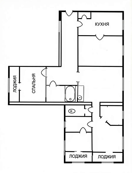 Многокомнатная квартира, 94 м2, обл. Тульская, г. Тула, улица Галкина, 9 28