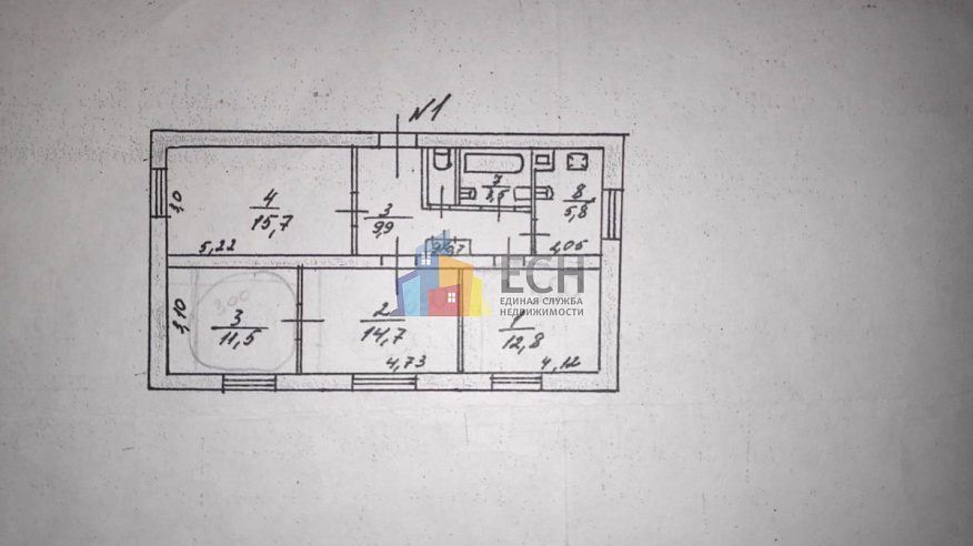 Многокомнатная квартира, 76.8 м2, 300016, обл. Тульская, г. Тула, ул. Макара Мазая, д. 25/8 10