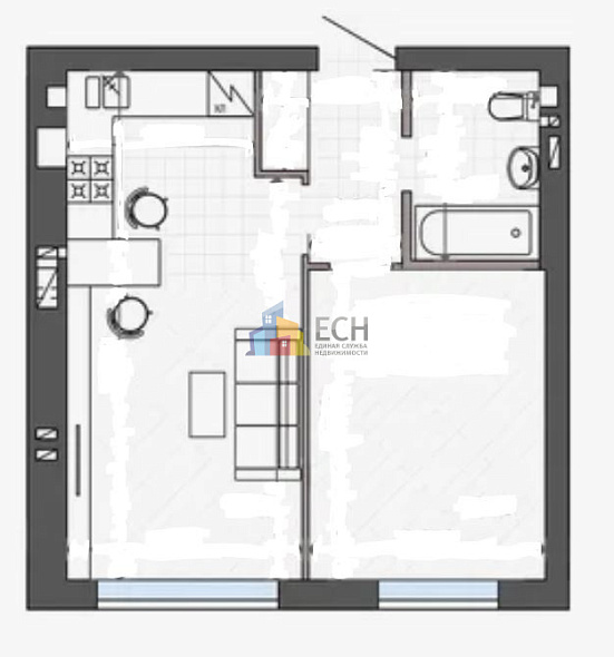 Продажа 1 комнатной квартиры, 36.7 м2, обл. Тульская, г. Тула, улица Новосёлов, 4к3 19